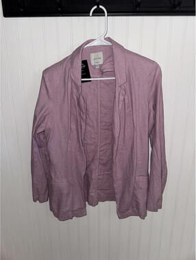 Love Tree Medium Pink Open Front Cardigan